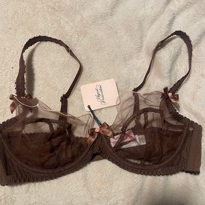 Agent Provocateur Lorna Brown Bra 36C NWT